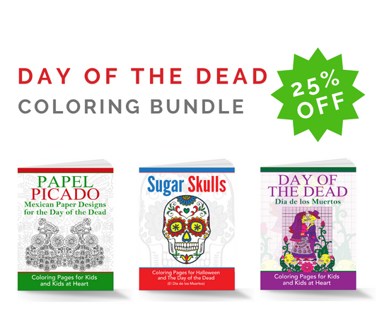 Day of the Dead Coloring Bundle