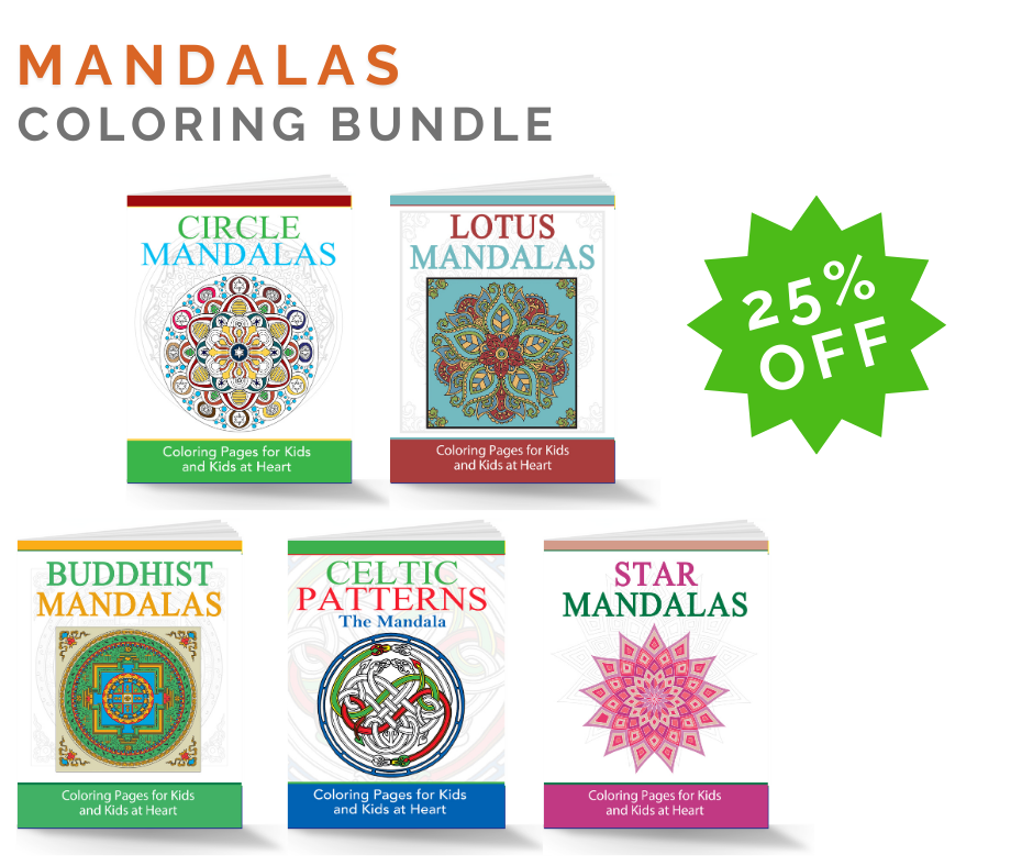 Mandalas Coloring Bundle