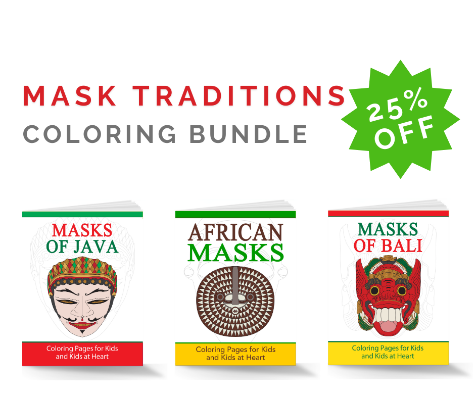 Mask Traditions Coloring Bundle