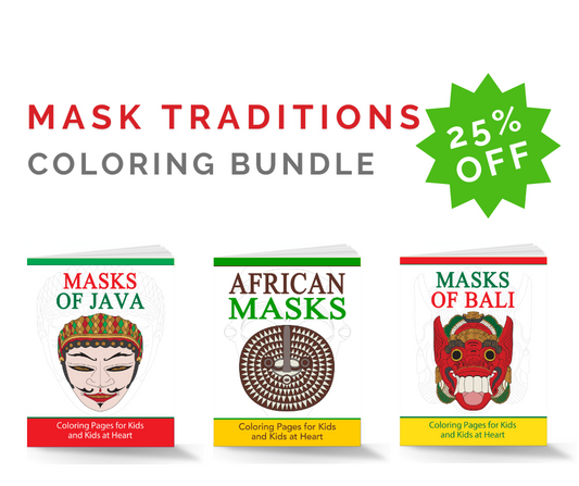 Mask Traditions Coloring Bundle